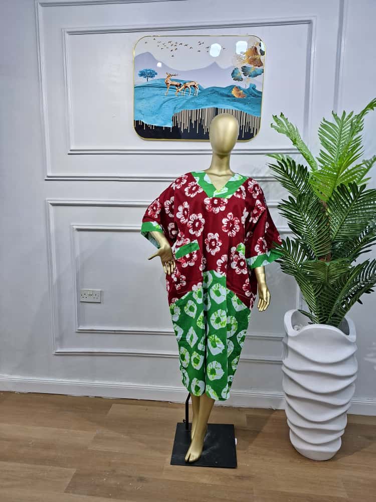 Adorn Ankara Bubu with Pocket