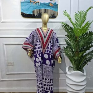 Ankara Luxe Stoned Gown