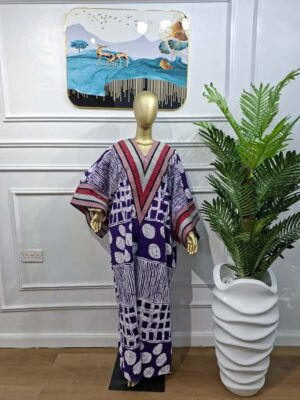 Ankara Luxe Stoned Gown