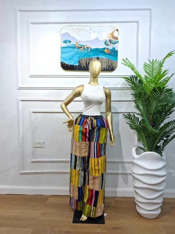 Cee Aso-Oke Patches Pant