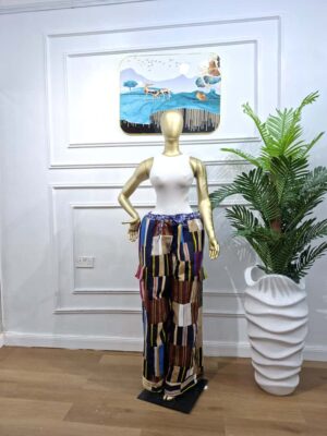 Moore Aso-Oke Patches Pant