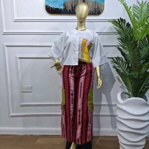 Safari Aso-Oke Cargo Pant