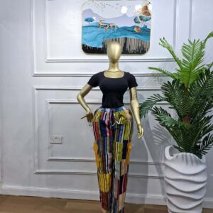 Tracey Aso-Oke Cargo Pant