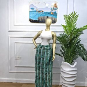 Emerald Adire Wrapper Pant