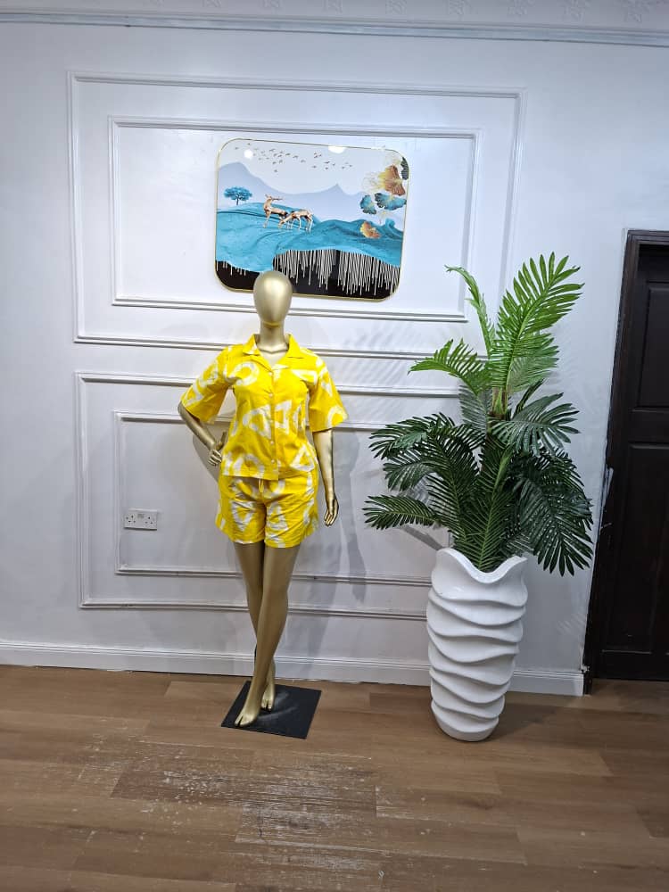 2-Piece Ankara Short Set