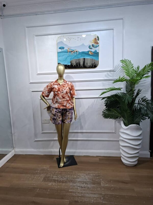 Batik Adire 2 Piece Short