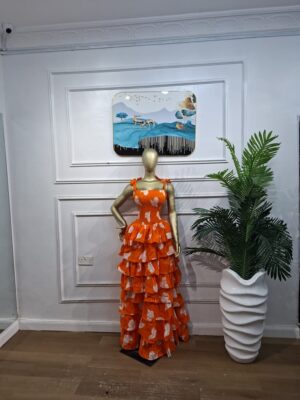 2-Layer Ankara Gown