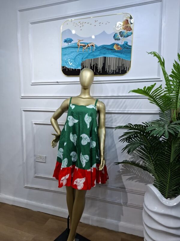 ankara short gown Ankara Short Gown