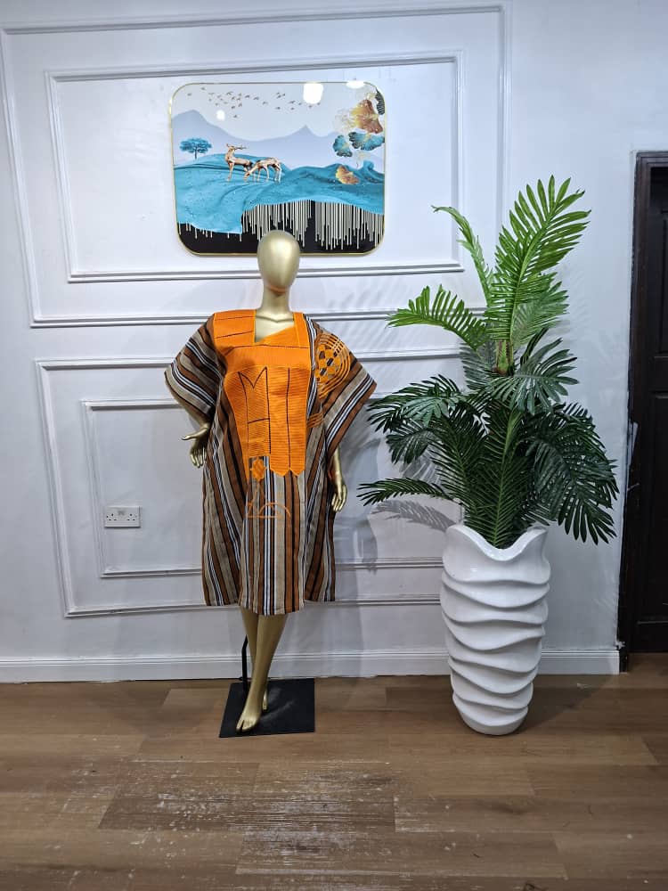 Embroidery Asooke Dress