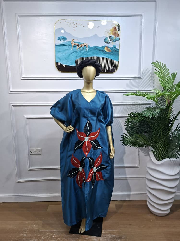 Mikado Embroidery Dress