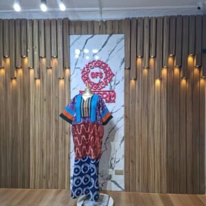 ADIRE PATCHES DRESS