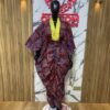 BEADED ADIRE DRESS